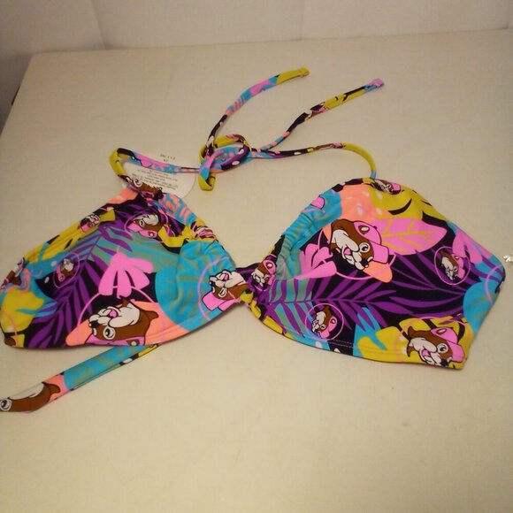 BUC-EE'S Other - Buc-ee's Bikini Swim Top Women 2X Halter Tropical Colorful